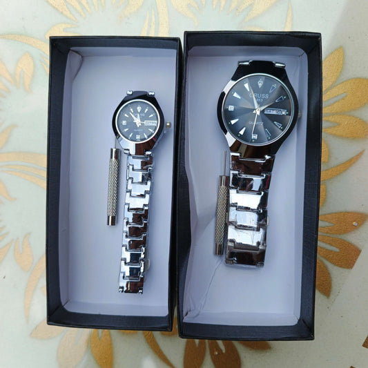 💑 2PCS Lovers Watches – Elegant ⌚ Chic 💼 Trendy 🏃 Durable Couple Set